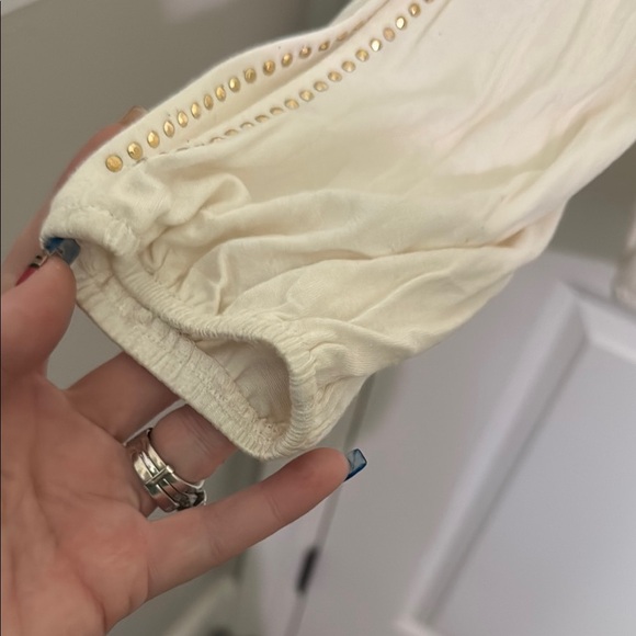 Daytrip Cream Embellished Cut Out Blouse - Picture 5 of 10